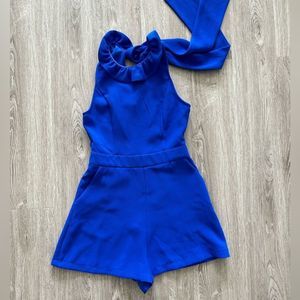 High Neck Romper